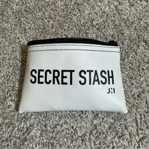 White Secret Stash technology Pouch